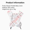 Einmilk Baby Carrier 100% Cotton X-Shape