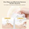 Einmilk Organic Baby Wet Wipes with Cap – 80 Sheets × 8 Packs