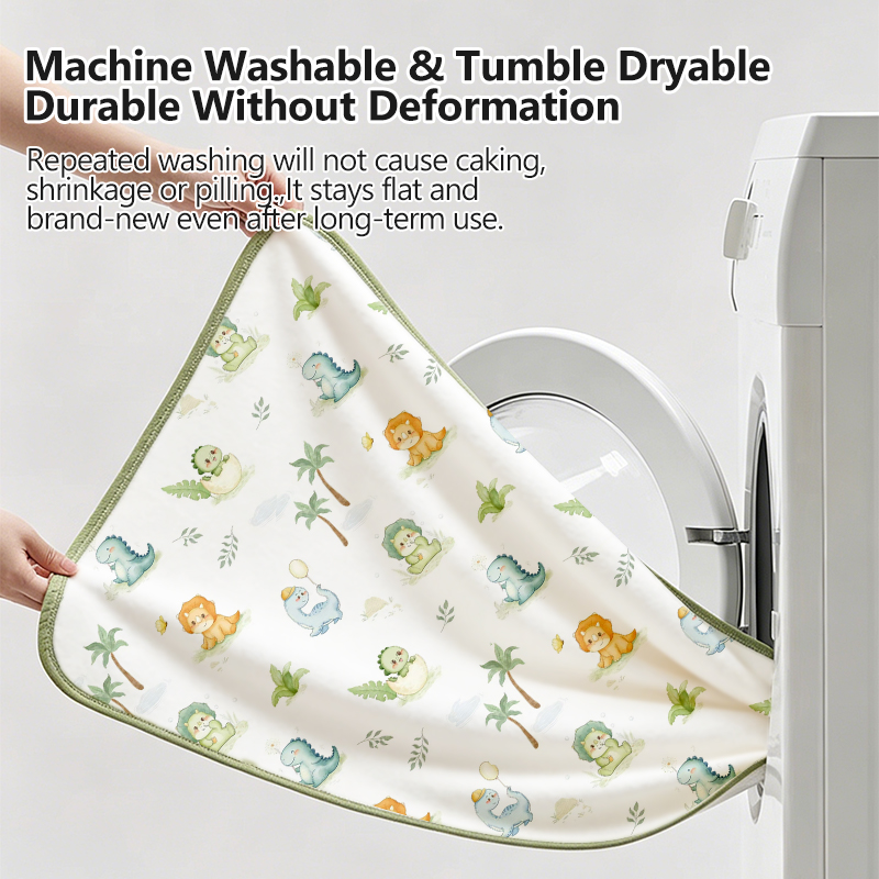 Tencel waterproof baby changing mat detail 11