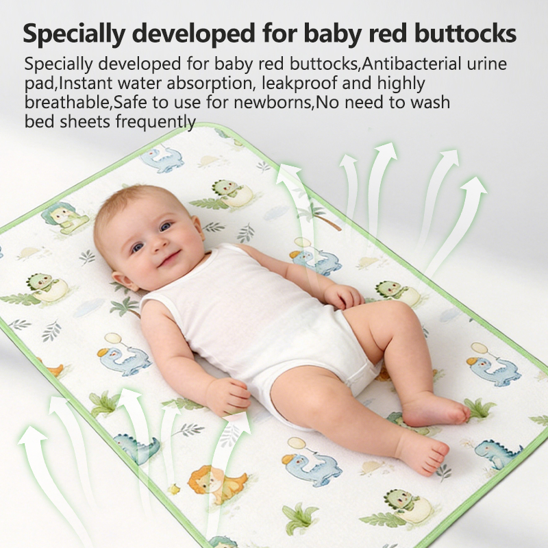 Tencel waterproof baby changing mat detail 2