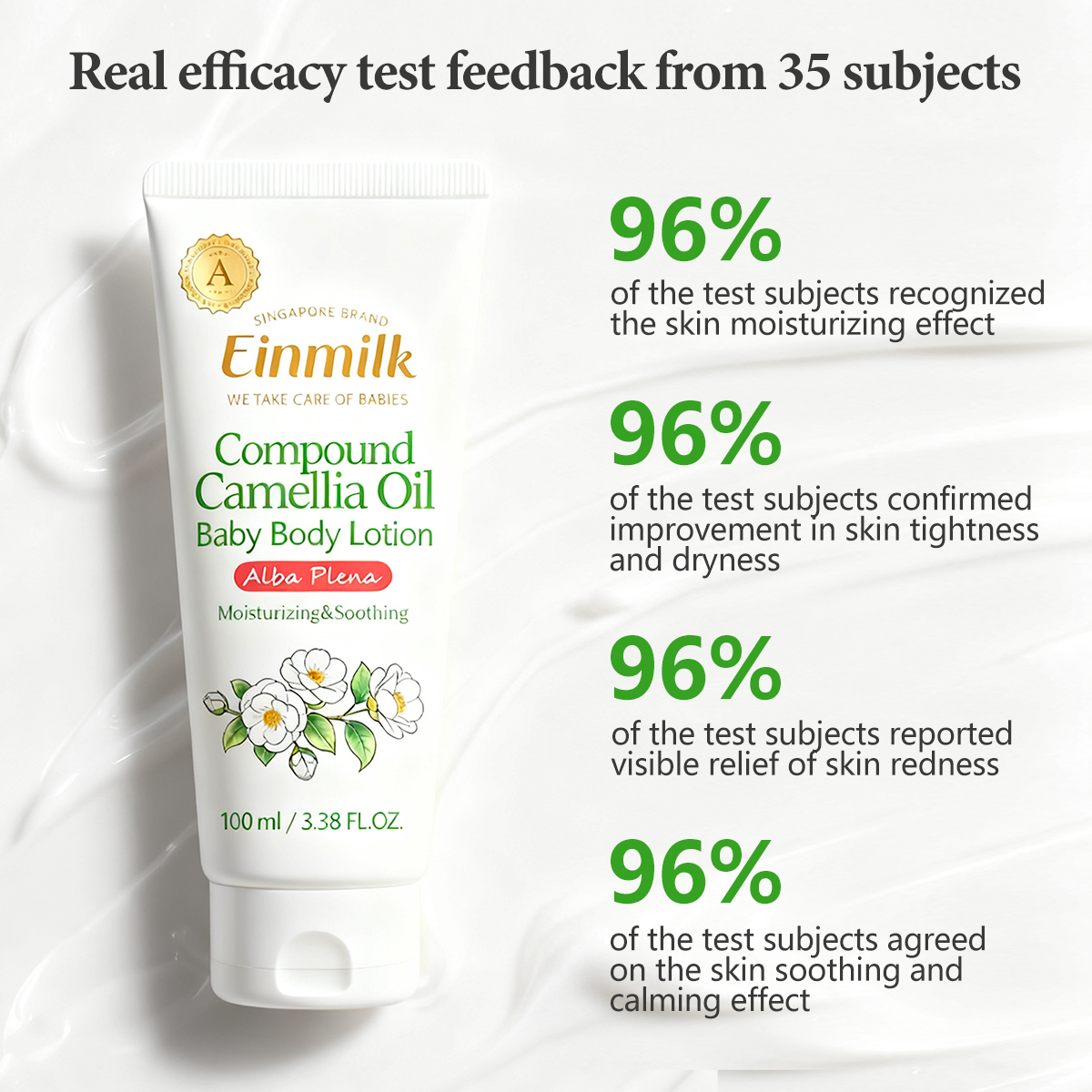 Einmilk BMC210 baby body lotion detail 10