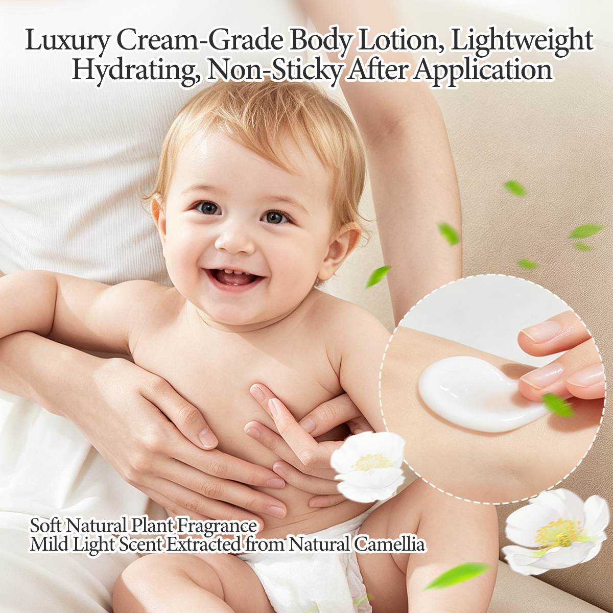 Einmilk BMC210 baby body lotion detail 3