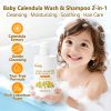 Einmilk Calendula & Camellia Oil Baby Shampoo & Body Wash 2-in-1 – 500ml