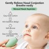 Manual Baby Nasal Aspirator – Gentle Suction, Green