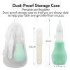 Manual Baby Nasal Aspirator – Gentle Suction, Green
