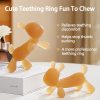 Baby Bunny Teether | Soft Teething Toy for Babies | Easy-Grip Baby Teether Toy