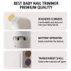 electric nail trimmer ivory white