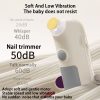 electric nail trimmer ivory white