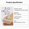 10 Pcs L-Shape Corner Protector | Baby Safety Furniture Edge Guard | Table & Cabinet Corner Protector