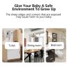 10 Pcs L-Shape Corner Protector | Baby Safety Furniture Edge Guard | Table & Cabinet Corner Protector