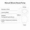 Manual Breast Pump | Portable Breastfeeding Pump | Easy-Use Hand Breast Pump for Mums