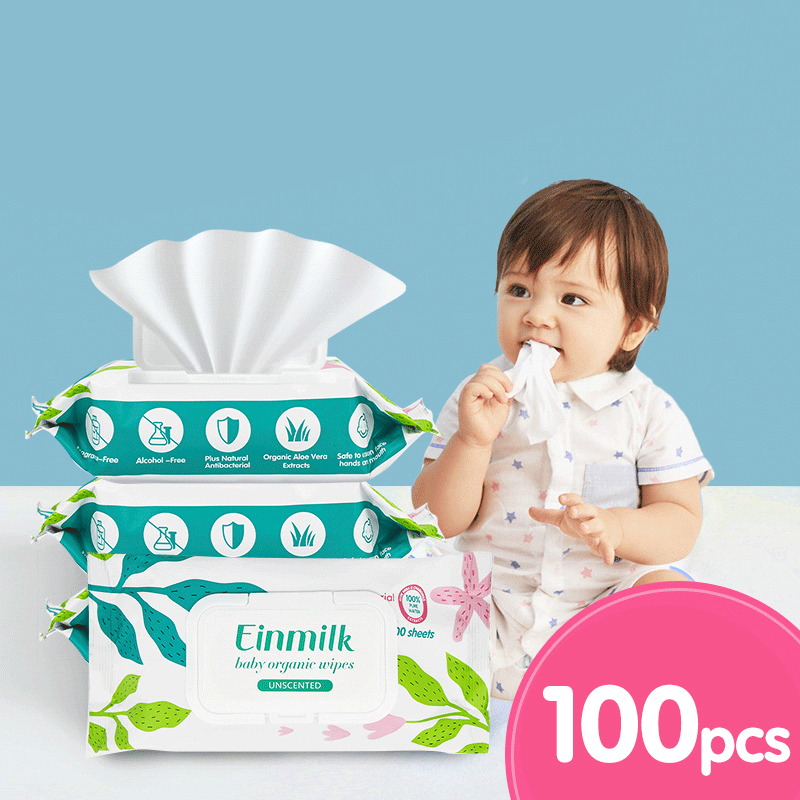 40gsm Baby Wet Wipes Refill – 100 Sheets