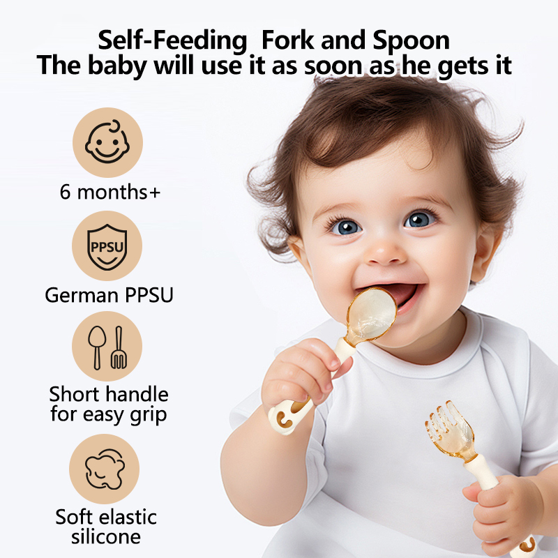 SPN220 baby spoon and fork set product detail 1