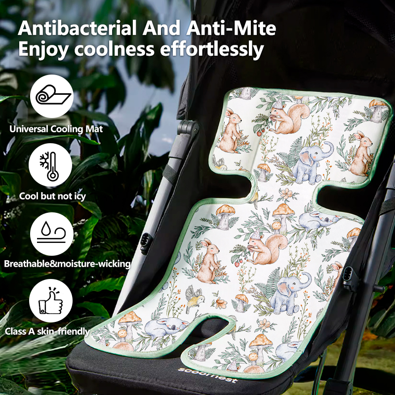 Einmilk ice silk stroller cooling mat details