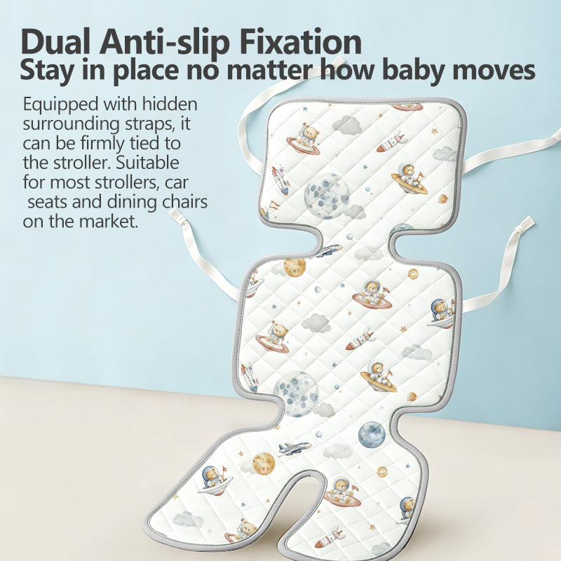 Washable baby stroller mat