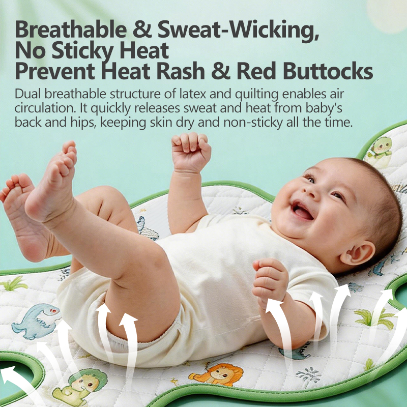 Einmilk latex stroller mat