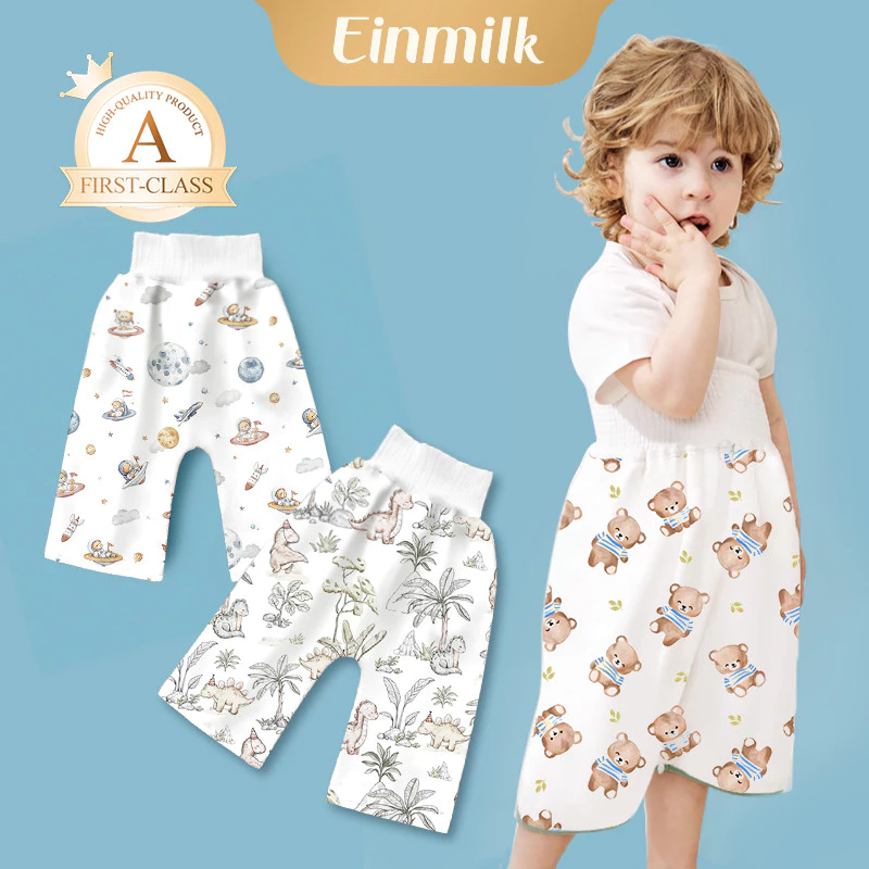 Einmilk Cotton Potty Training Pants for Toddlers – 4 Prints
