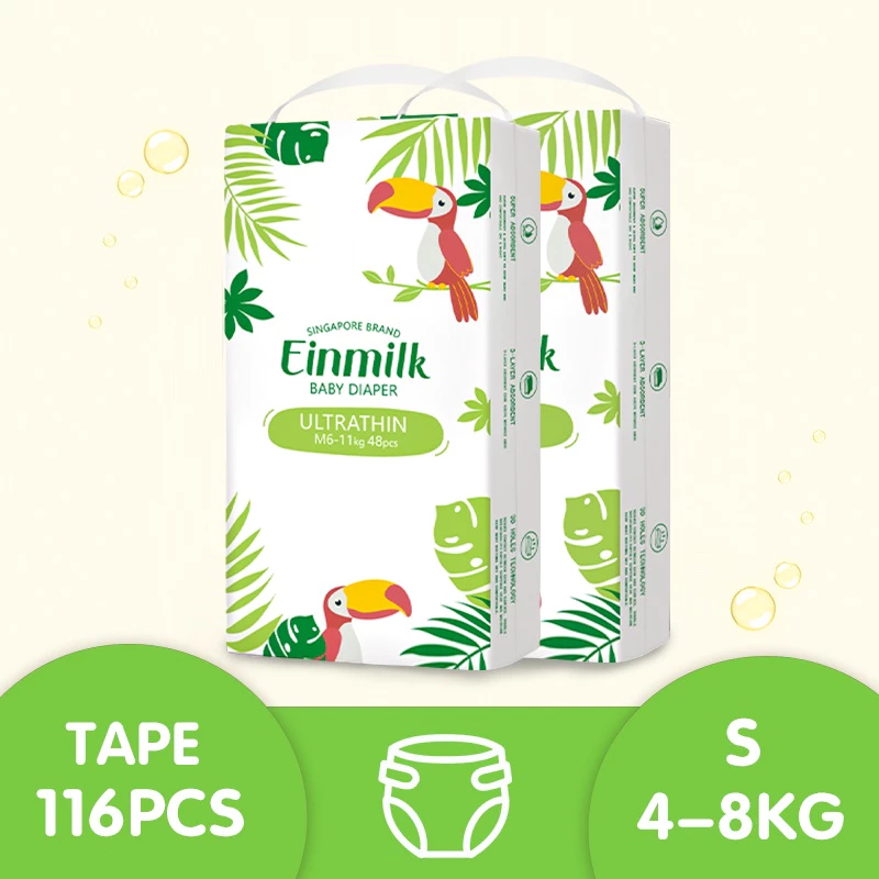 Einmilk Toco Ultra-Thin Baby Diapers – Tape & Pull-Up Pants