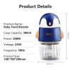 Mini Baby Food Blender with 300ml Glass Bowl