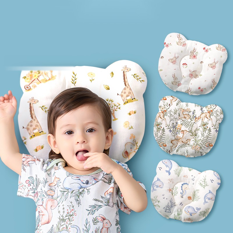 Einmilk Baby Anti-Flat Head Pillow 7A Cotton QAFP21