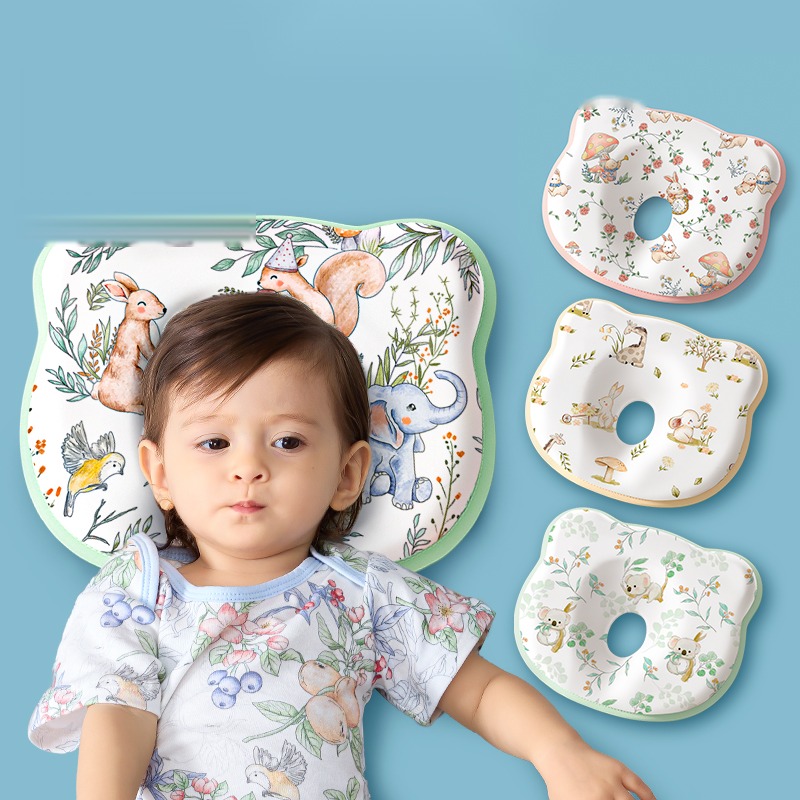 Einmilk Silicone Baby Pillow Anti-flat Head Pillow